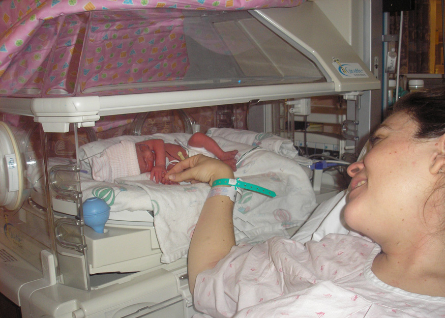 Jenn's 1st NICU visit
