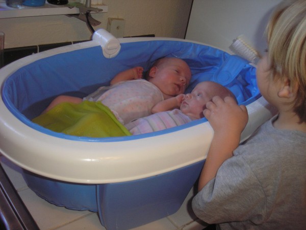 06/30/09 - The girls love their baths