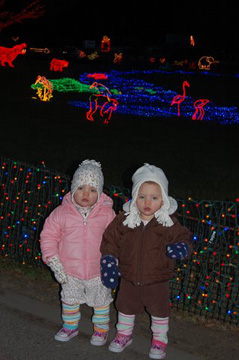 Brooke (pink) and Eve (brown)